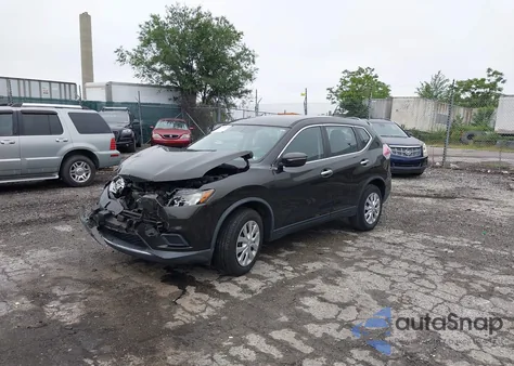 2015 Nissan Rogue S из США, поврежденный, VIN KNMAT2MV2FP530547